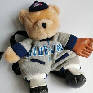 Toronto Blue Jays Kids Teddy Bear Backpack 1997 MLB Vintage Baseball